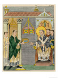 Abbot Elfnoth Presents a Book of Prayer to the Monastery of Saint Augustin