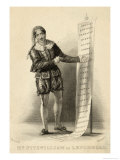 Don Giovanni' Fitzwilliam as Leporello Recites the List of the Don's Amorous Conquests