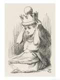 Alice Crowned as Queen Alice Puts on the Crown