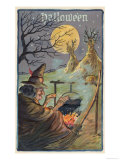 Hallowe'en Witch Works Her Magic