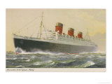Cunard White Star Liner in Full Steam