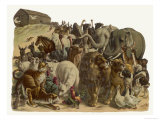 The Animals Emerge Two by Two from Noah's Ark
