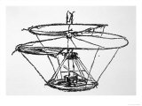 Leonardo Da Vinci Sketch of a Flying Machine