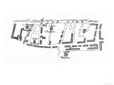 Map of Bankside Showing Location of the Theatres During the Elizabethan Period