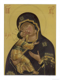 Medieval Depiction of Mary and Baby Jesus