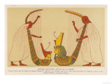 Egyptian Priests Playing the Harp