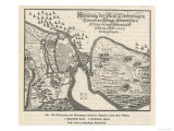 Map of the Siege of Copenhagen Denmark by Carl X Gustav of Sweden