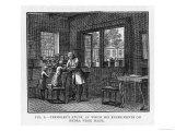 Abraham Trembley Swiss Naturalist Depicted in His Study