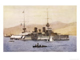 The French Battleship Suffren a Prominent Member of the Allied Fleet During the Gallipoli Campaign