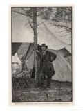 Ulysses S Grant American Civil War General at Headquarters During the Virginia Campaign