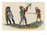 English Soldiers with Shield Pike and Crossbow