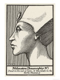 Akhenaton Also Known as Amenhotep IV or Amenophis IV Egyptian Pharaoh