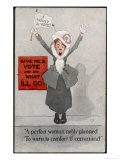 Commanding Suffragette: Just Give Me the Vote and See What Ill Do!