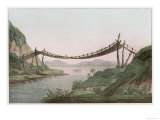 Rope Bridge Over a River