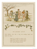 Children Playing Here We Go Round the Mulberry Bush