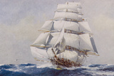 Clipper Under Full Sail