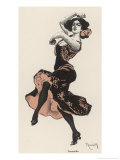 Solo Dancer Performs the Tarantella