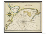 Map of Egypt: Aboukir Bay Scene of the Battle of the Nile