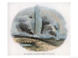 Geyser Erupting in Iceland