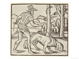 An Early Bloodhound Picks up the Trail