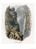 Alps: The Gemmi Pass in the Swiss Alps