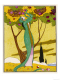 Travesti Costume by Redfern in Which Eve is Depicted as the Serpent