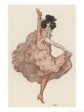 A High Kicking Dancer