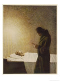 Sir Lancelot with Guinevere's Body at Almesbury