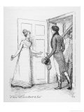 "I Have Not an Instant to Lose" Says Elizabeth Bennet to Mr Darcy