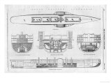 Plans and Cross-Sections of Brunel's Steamship the Great Eastern