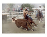 Cutting Horse Cowboy