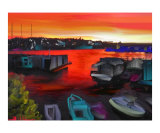 Lake Union Red Sky