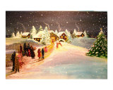 Village in the snow