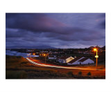 Village at twilight  Azores