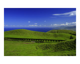 Aqueduct across the landscape  Azores