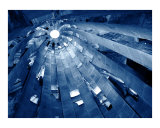 Going up the stairs of the tower - Gaudi's Sagrada Familia