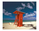 Lifeguard Tower  Waikiki Beach  Honolulu  Hawaii