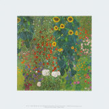 Farm Garden with Sunflowers  1905