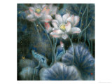 Moonlight Over the Lotus Pond