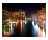 Indianapolis Canal at Night