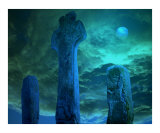 Celtic Cross by Moonlight  Ireland