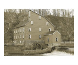 Red Mill as an old photograph