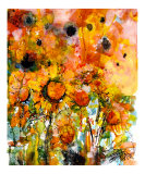 Abstract Sunflowers