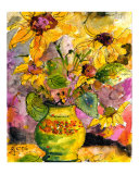 Sunflowers In Pottery from Provence