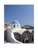 Church in City of Oia  on Satnorini  Greece