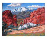Pikes Peak from Garden of the Gods  Colorado