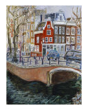 Red House at Amsterdam Canal