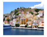 Colorful Abstract Buildings Tumble to the Sea