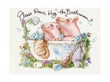 Please Don't Hog The Bathroom Pigs