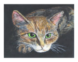 Orange Tabby Cat Painting of Methesulah